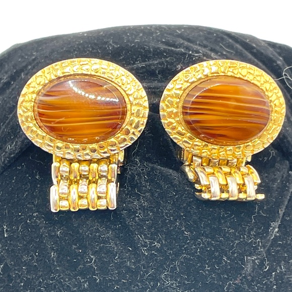 Vintage Signed Lot Tie Bars 3 Cufflinks 2 Pr Hickok Dante LaMode Anson - Picture 10 of 15